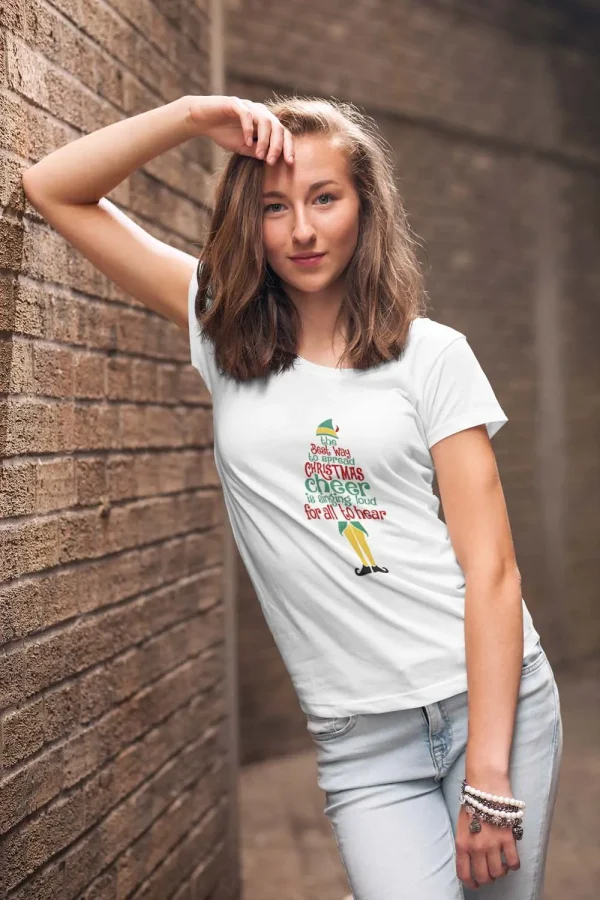 Polera Elf Navidad Mujer