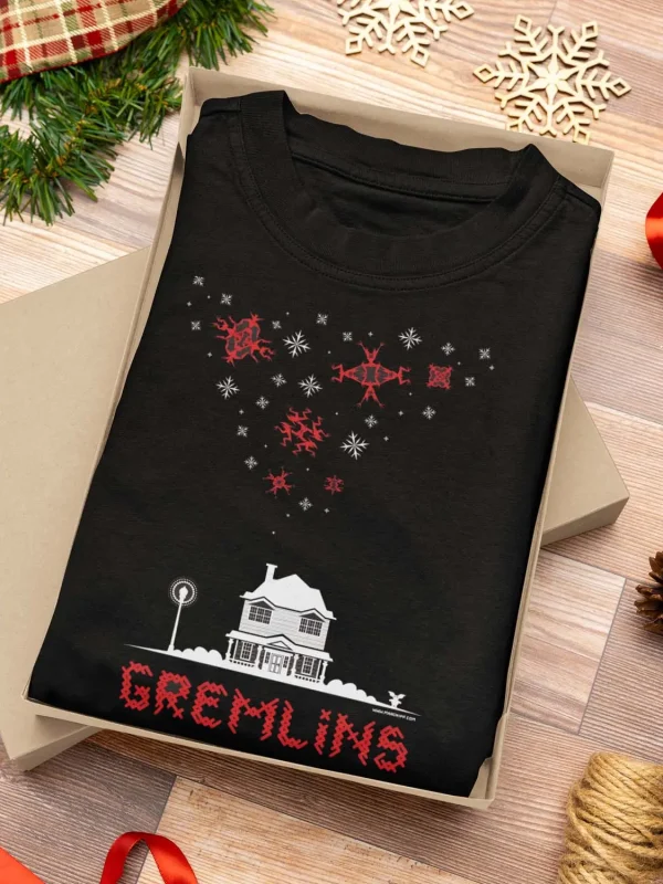 Polera Gremlins Pixelart Hombre