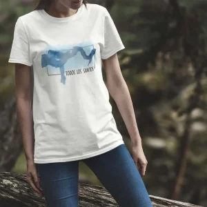 Polera Lago Todos Los Santos Acuarela Mujer