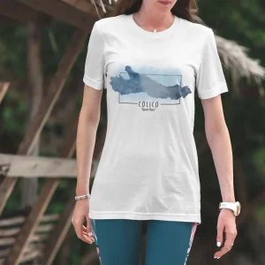 Polera Lago Colico Acuarela Mujer