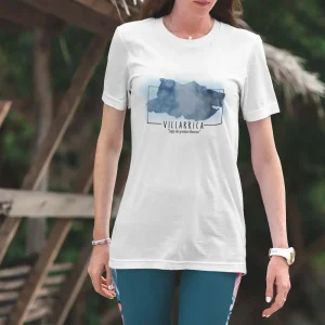 Polera Lago Villarrica Acuarela Mujer