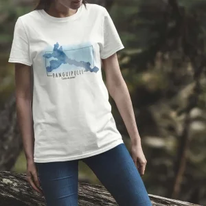Polera Lago Panguipulli Acuarela Mujer