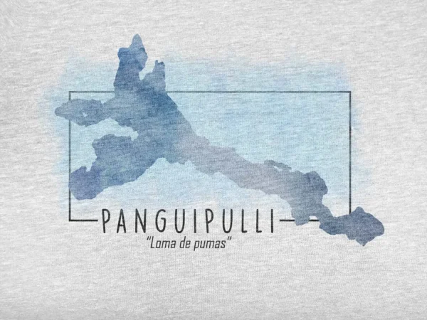 Polera Lago Panguipulli Acuarela Hombre - Imagen 2