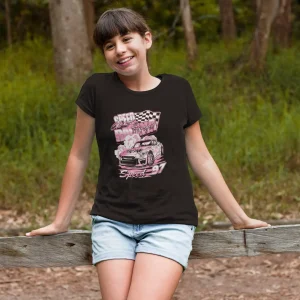 Polera Niña Speed Pink Car