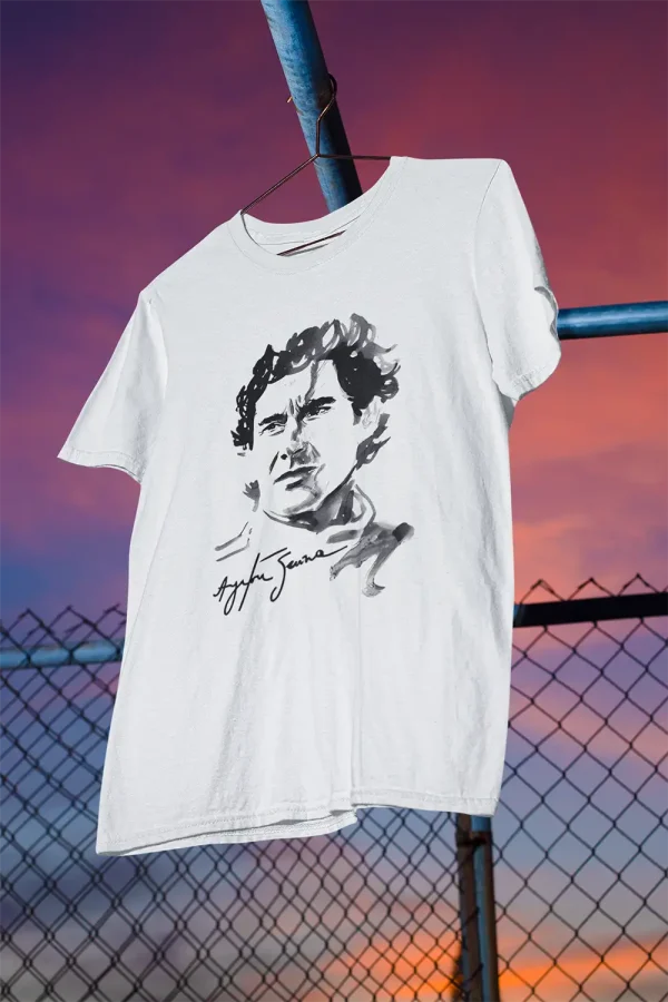 Polera Hombre Ayrton Senna Rostro - Imagen 2