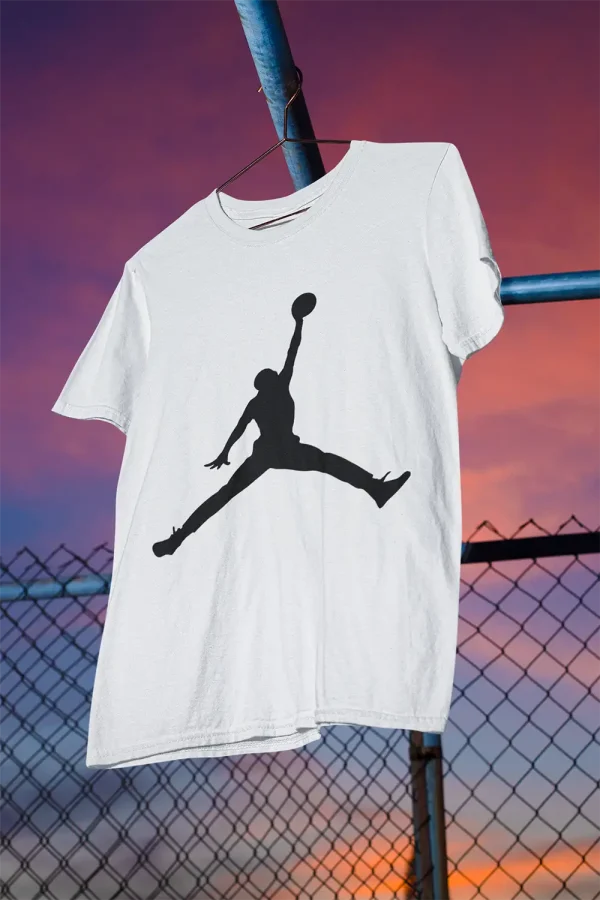Polera Hombre Blanca Jordan Flight - Imagen 2