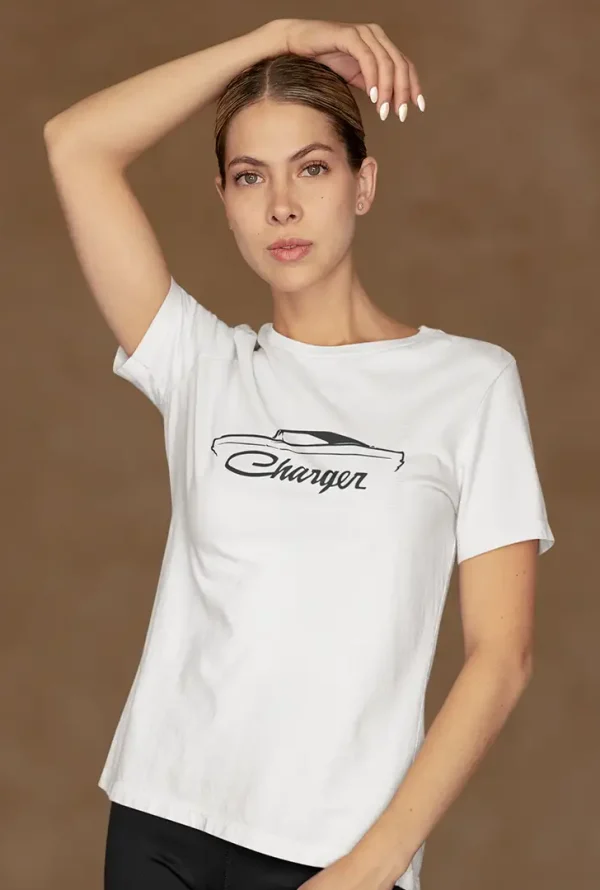 Polera Mujer Dodge Charger Insignia
