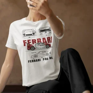 Polera Mujer Ferrari F40
