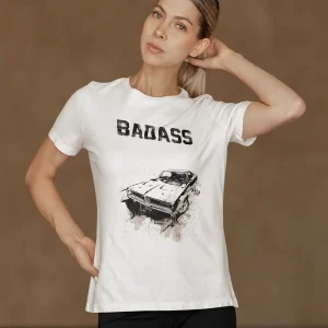 Polera Mujer Dodge Charger Badass