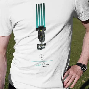 Polera Hombre Formula Uno Mercedes 44 Lewis