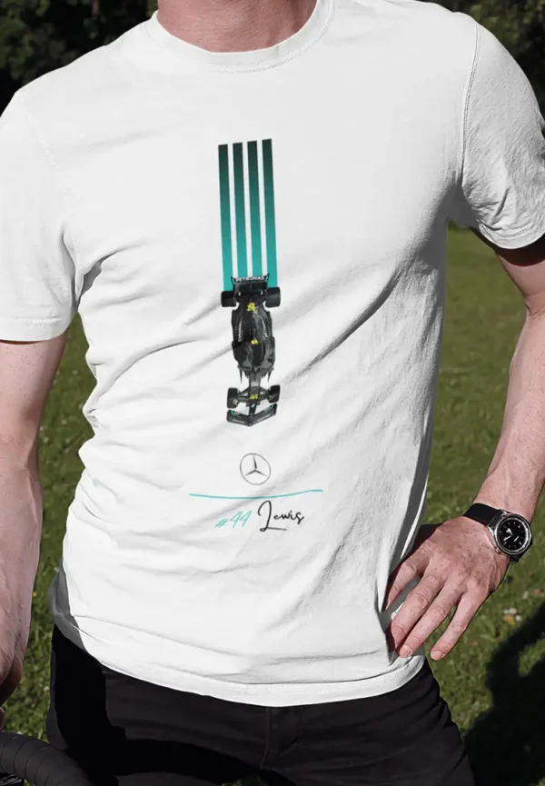 Polera Hombre Formula Uno Mercedes 44 Lewis