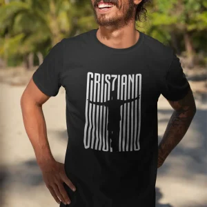 Polera Negra Hombre Cristiano Ronaldo B