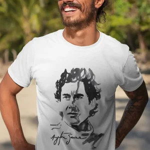 Polera Hombre Ayrton Senna Rostro