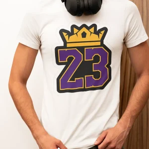 Polera Blanca Hombre Michael Jordan 23