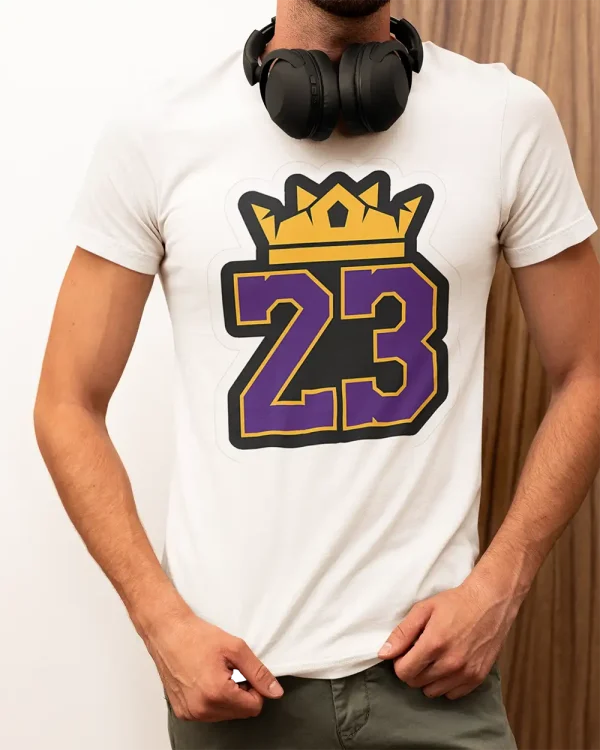 Polera Blanca Hombre Michael Jordan 23