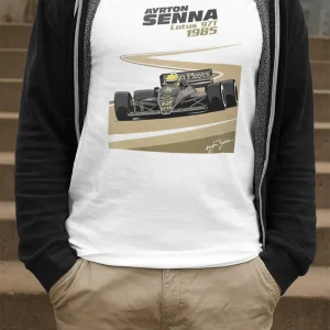 Polera Hombre Ayrton Senna 1985