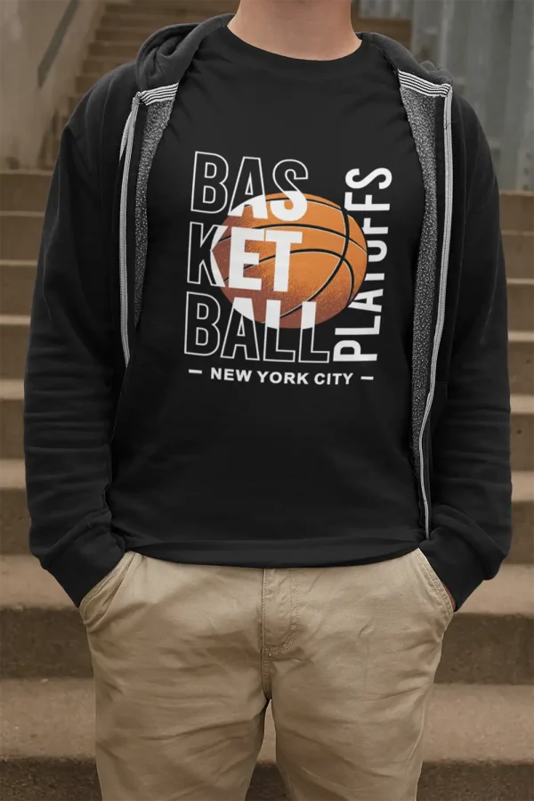 Polera Hombre Basquetbol Platoffs