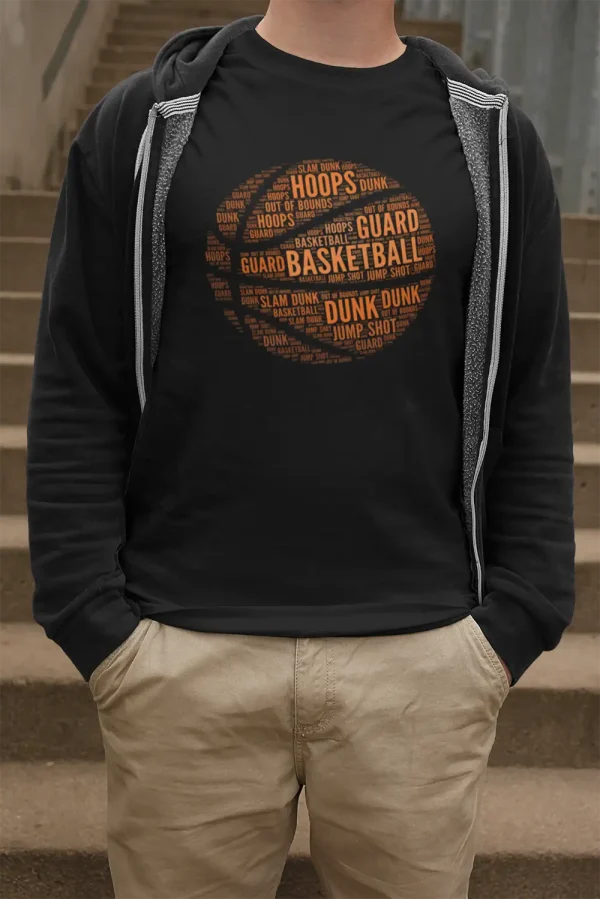 Polera Hombre Basquetbol Pelota A