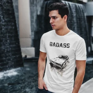Polera Hombre Dodge Charger Badass