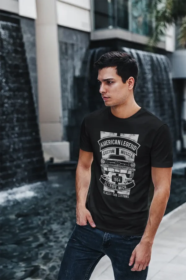 Polera Hombre Mustang Muscle D