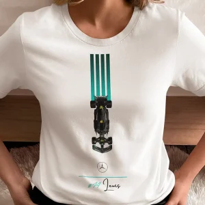 Polera Mujer Formula Uno Mercedes 44 Lewis