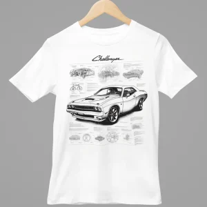 Polera Hombre Dodge Challenger 70 Parts