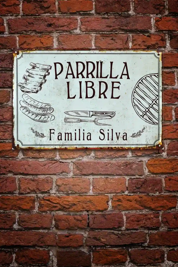 Letrero Personalizable "Parrilla Libre" - Imagen 2