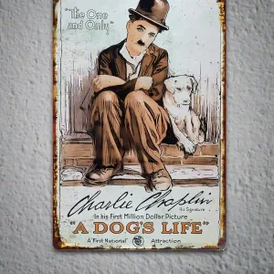 Chaplin Letrero Tipo Vintage