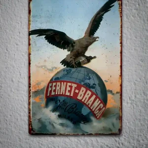 Fernet Branca Letrero Vintage