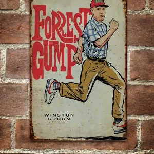 Forrest Gump Letrero Vintage